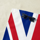 キン統一されたグダム連合ジャック国旗 ビーチタオル (インサイチュ)