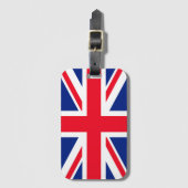 キン統一されたグダム連合ジャック国旗 ラゲッジタグ (正面縦)