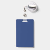 キン統一されたグダム-青い警察公衆電話ボックス1 バッジ (伸縮クリップ付きの裏面)