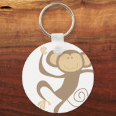 キーのまわりにチェーン キーホルダー (正面)