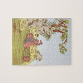 「キーのオーナメントからの中国のな庭のカップル、 ジグソーパズル (横)