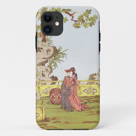 「キーのオーナメントからの中国のな庭のカップル、 Case-Mate iPhoneケース (裏面)