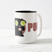 キーのパグのマグ ツートーンマグカップ (正面右)