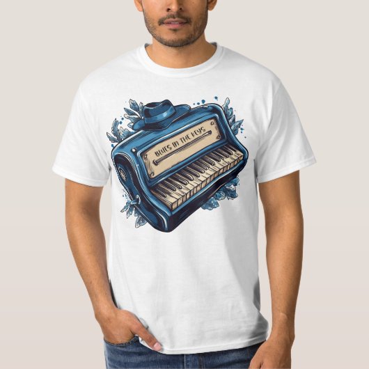 キーのブルース Tシャツ (正面)