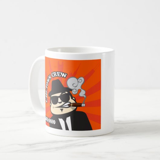 キーの町の乗組員のマグ コーヒーマグカップ (正面左)