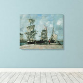 キーアットオンフルール キャンバスプリント (インサイチュ (ウッドフロア))