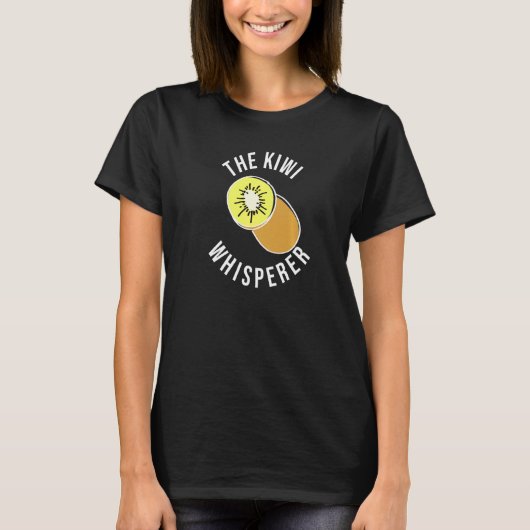 キーウィのささやき キウイ農家 フルーツ Tシャツ (正面)