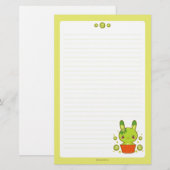 キーウィのトラッフルのバニー 便箋 (正面/裏面)