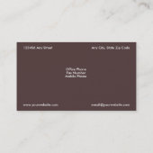 キーウィの名刺を食べよう 名刺 (裏面)