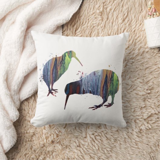 キーウィの鳥 クッション (ブランケット)