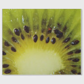 キーウィフルーツのクローズアップの写真 ラッピングペーパー (フラット)