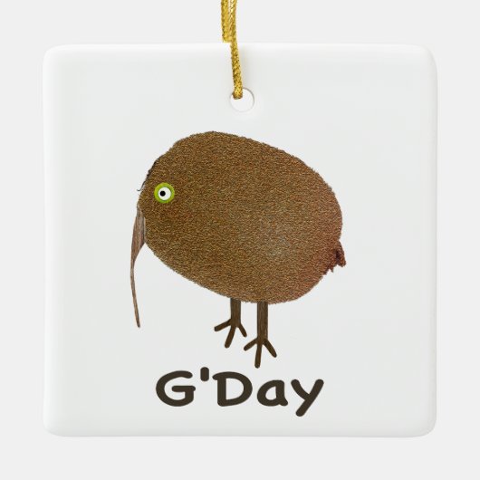 キーウィフルーツバード・G'Day オーナメント (正面)
