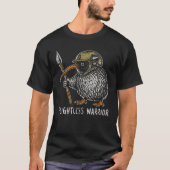 キーウィ戦士の槍ヘルメット ヴィンテージ Tシャツ (正面)