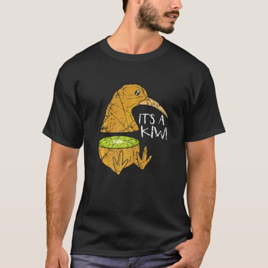 キーウィ・バード・フルーツ Tシャツ (正面)