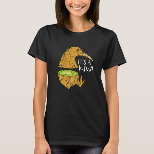 キーウィ・バード・フルーツ Tシャツ (正面)