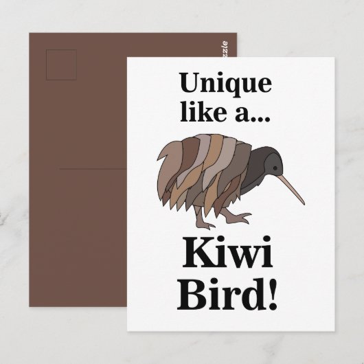 キーウィ ポストカード (正面/裏面)