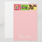 キーウインナソーセージの文房具 便箋 (正面/裏面)