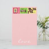 キーウインナソーセージの文房具 便箋 (スタンド正面)