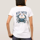 キーウェストに感謝の人生! Tシャツ (裏面)