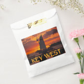 キーウェストの夕日と船 フェイバーバッグ (封をした状態)