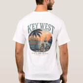 キーウェストの楽園を見つけた Tシャツ (裏面)