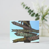 キーウェストの看板 ポストカード (スタンド正面)