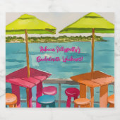 キーウェストバイブス　バチェロレッテウィークエンド スパークリングワインラベル (シングルラベル)