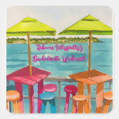 キーウェスト ヴァイブス ブライズパーティー ウィークエンド スクエアシール (正面)