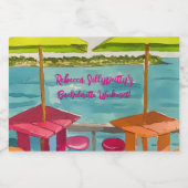 キーウェスト ヴァイブス ブライズパーティー ウィークエンド スパークリングワインラベル (シングルラベル)