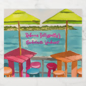 キーウェスト ヴァイブス ブライズパーティー ウィークエンド リキュールボトルラベル (シングルラベル)