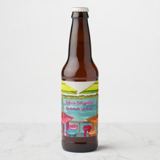 キーウェスト ヴァイブス ブライズ バチェロレッテ ウィークエンド ビールラベル (正面)