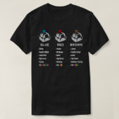 キーキャップファン用のメカニカルキーボード比較 Tシャツ (デザイン正面)