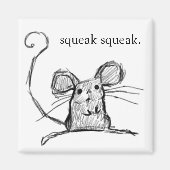 キーキー鳴く マグネット (正面)