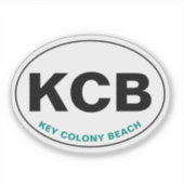 キーコロニービーチ KCB オーバル シール (正面)