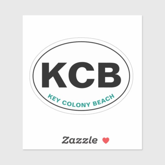 キーコロニービーチ KCB オーバル シール (シート)