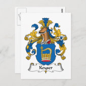 キーザー家紋 ポストカード (正面/裏面)