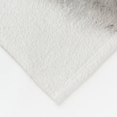 キーションドパピースケッチ-かわいいオリジナルのドッグアート フリースブランケット (角)