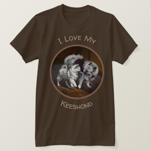 キーションド·プレイタ絵画イムズ-かわいいオリジナルのドッグアート Tシャツ (デザイン正面)