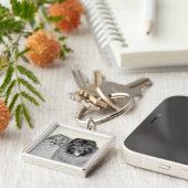 キーションド・マ絵画ム・アンド・ソンズ – オリジナル・ドッグ・アート キーホルダー (側面)