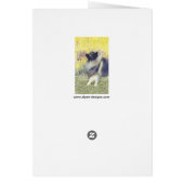 キーションド《植物》アスペンズ絵画-かわいいオリジナルのドッグアート (裏面)