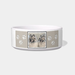 キーション絵画ド・ブラザーズオリジナル・ドッグ・アート ボウル