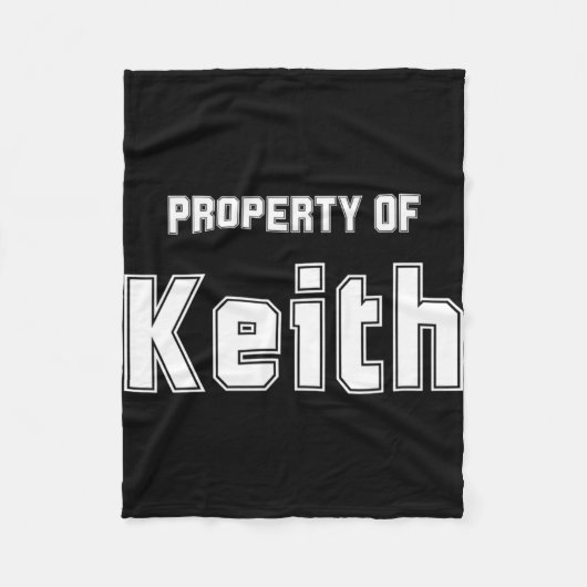 キースの所有 面白いブライズメイド ギフト ブリ フリースブランケット (正面)