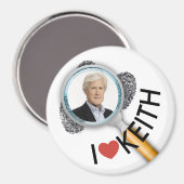 キースの本物の犯罪磁石が大好き マグネット (正面/裏面)