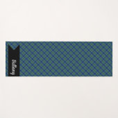 キースクランスコティッシュタータンチェックプレイドパターン ヨガマット (正面(横))