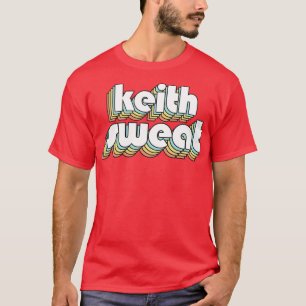 キーススウェットレトロレインボータイポグラフィフェードスタイル2 Tシャツ
