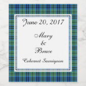 キーススコティッ結婚トのワインラベル ワインラベル (シングルラベル)