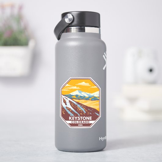 キーストーンコロラドウィンタースキーエリア シール (HydroFlask)