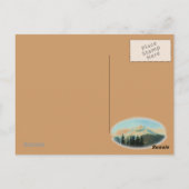 キーストーンコロラドエルクポストカード ポストカード (裏面)