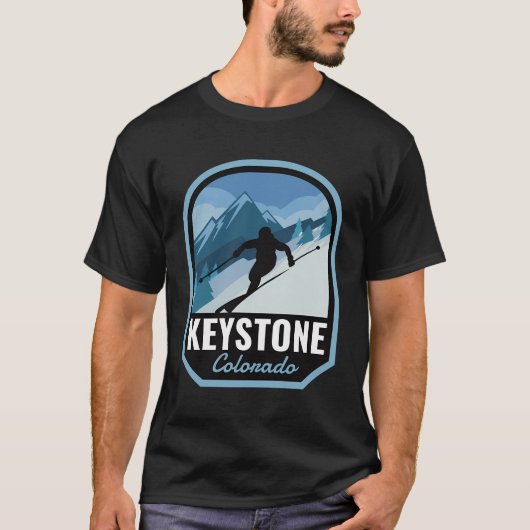 キーストーンコロラドスキーマウンテン Tシャツ (正面)