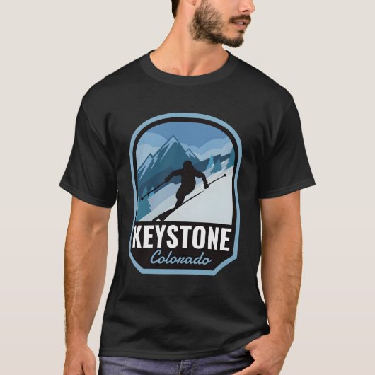 キーストーンコロラドスキーマウンテン Tシャツ (正面)